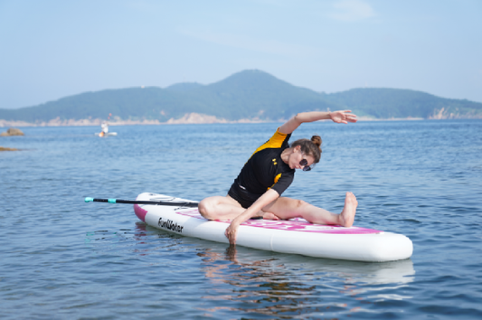 Funwater inflatable SUP boards for Yoga