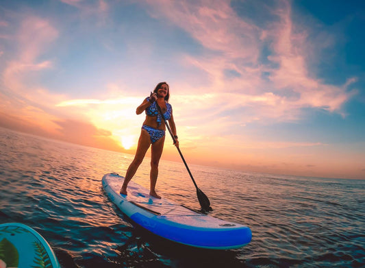 Funwater paddleboarding activity Canada in Earth Day