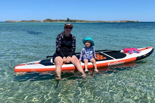 Funwater beginners paddle boards in Canada