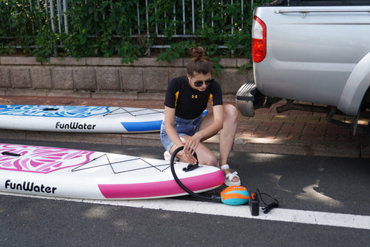 Funwater electric paddle board pump in Canada