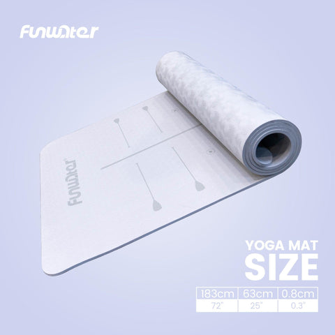 FUNWATER YOGA MAT 183x63x0.8cm - FUNWATER SUP CA