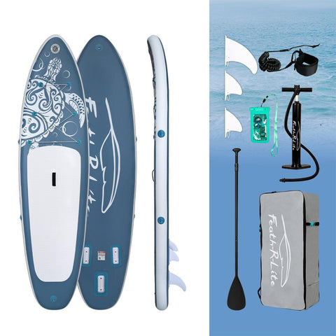 Inflatable paddle board accessories  for adults in canada come with fins, waterproof phone pouch, pump, paddle