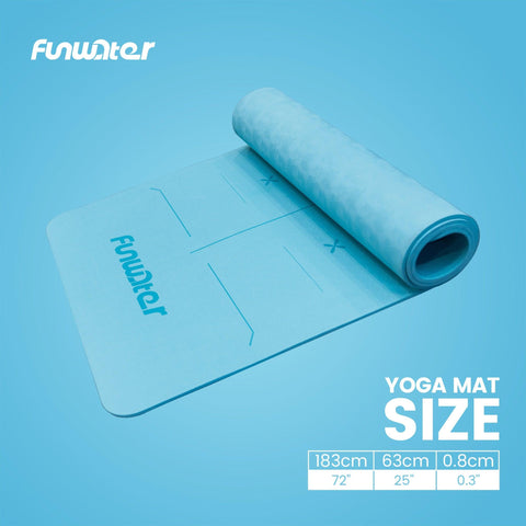 FUNWATER YOGA MAT 183x63x0.8cm - FUNWATER SUP CA