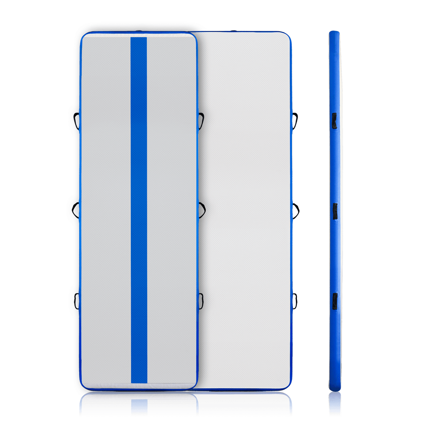 Inflatable Gymnastics Mat with Pump Blue - FUNWATER SUP CA