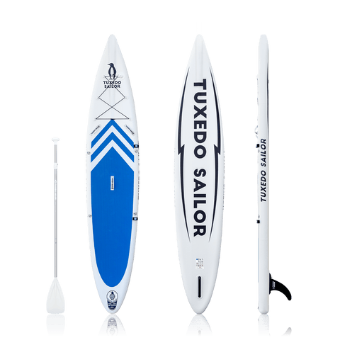 best inflatable sup boards for adults features racing paddle board. It comes with a single-blade paddle.