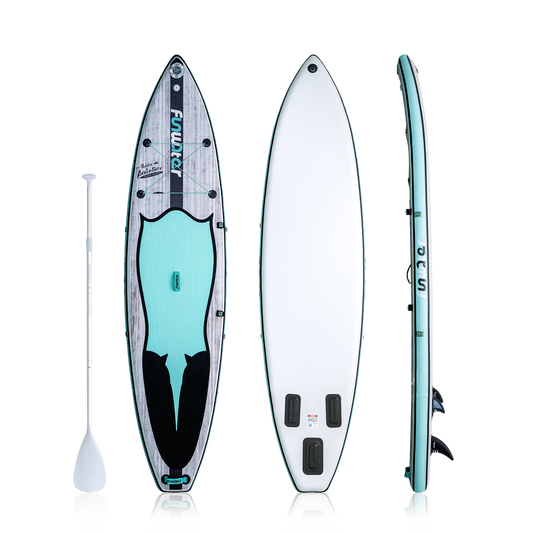 blow up paddle board canada are grey with blue design