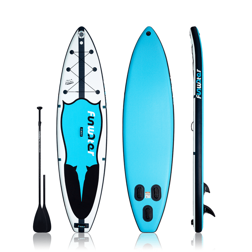 Funwater Inflatable paddle board for adults in canada come with a double-blade paddle.