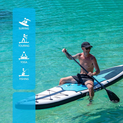 Funwater paddle board suitable for SURFING | TOURING | YOGA | FISHING