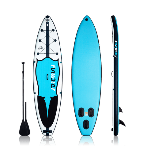 Funwater Inflatable paddle board for adults in canada come with a double-blade paddle.