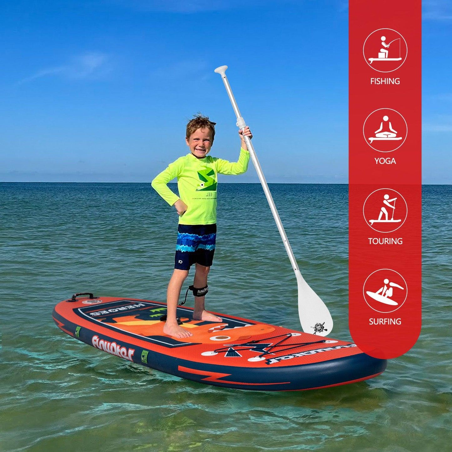 best inflatable sup boards suitable for fishing,yoga, touring, surfing