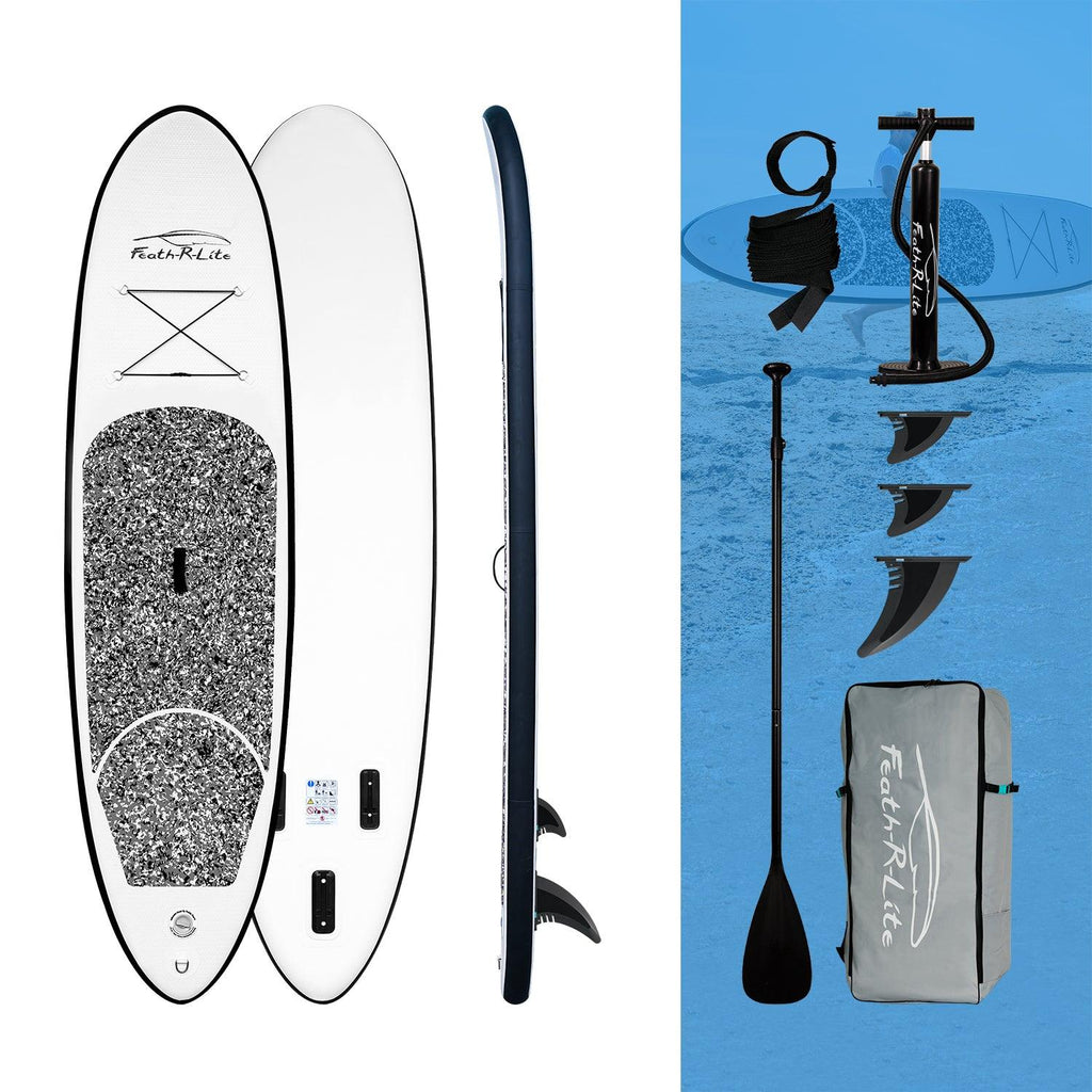SUP board accessories in Canada come with fins, pump, paddle