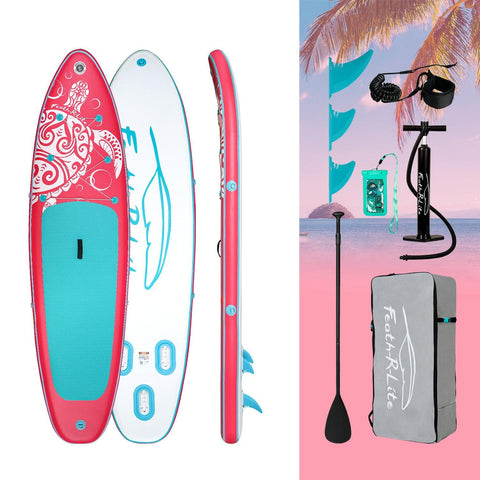 Funwater inflatable stand up paddle board canada accessories come with fins,waterproof phone bag, pump, paddle