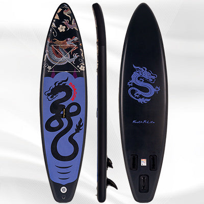 Rame SUP Extensible Et Amovible – Pagaie Paddle Noir – Pour Planche De Surf Gonflable Ou Rigide