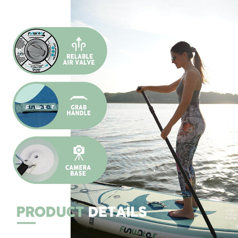 It's easy to stand on the board and move,Best Inflatable Paddle Boards 