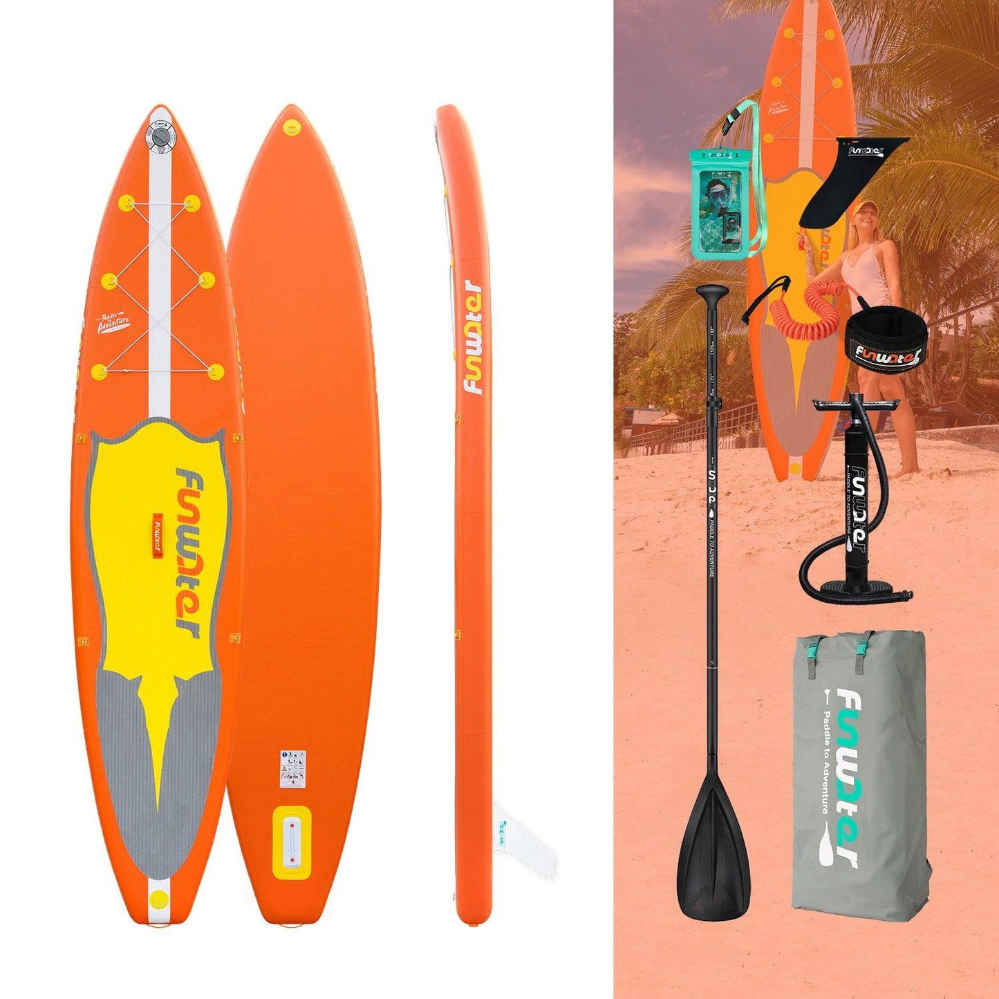 Manta Ray 11′6″ Inflatable Paddle Board