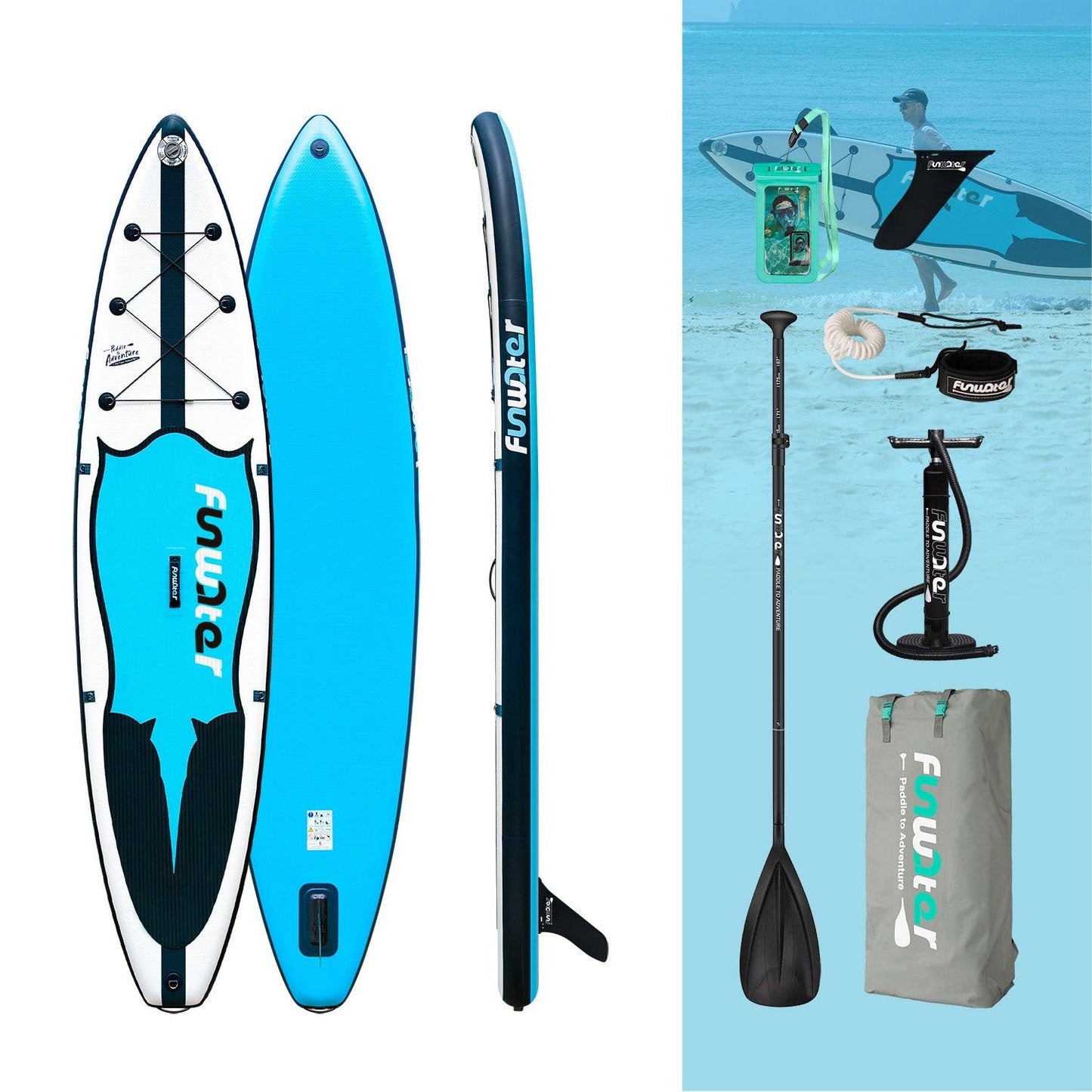 Manta Ray 11′6″ Inflatable Paddle Board