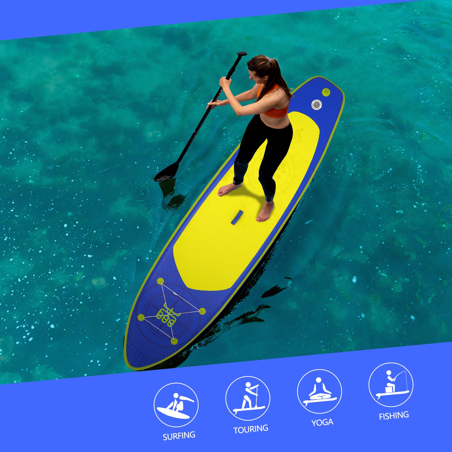 Best paddle boards for beginners suitable for SURFING | TOURING | YOGA | FISHING