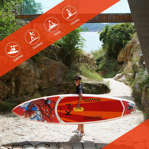 Funwater paddle board suitable for SURFING | TOURING | YOGA | FISHING