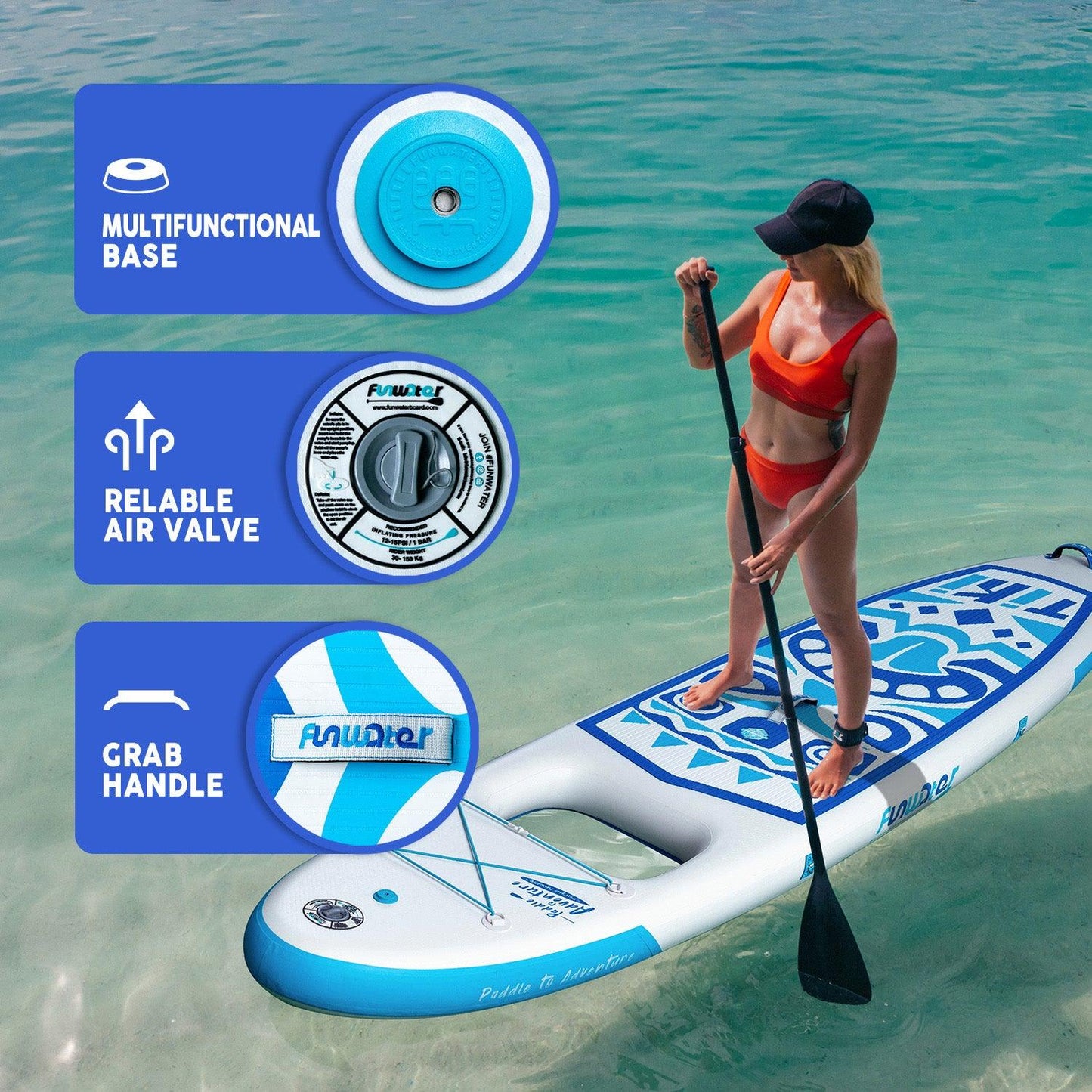 Inflatable Paddle Paddle (SUP) 