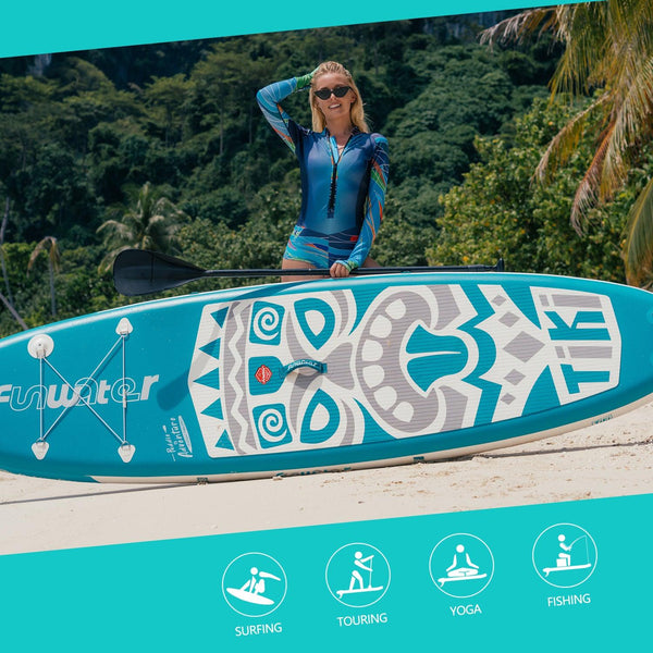 Funwater paddle board suitable for SURFING | TOURING | YOGA | FISHING