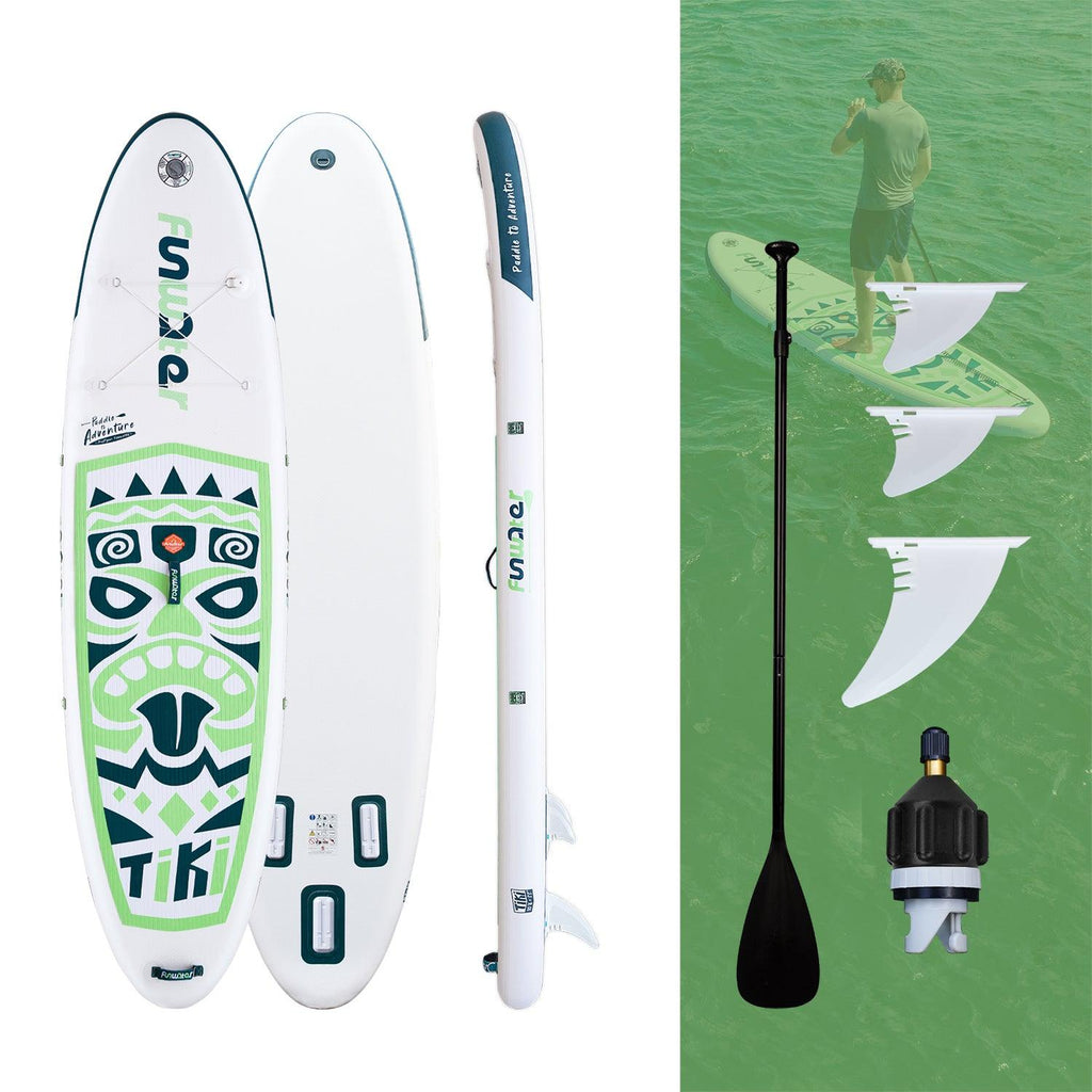 SUP board accessories come with fins, paddle, adapter