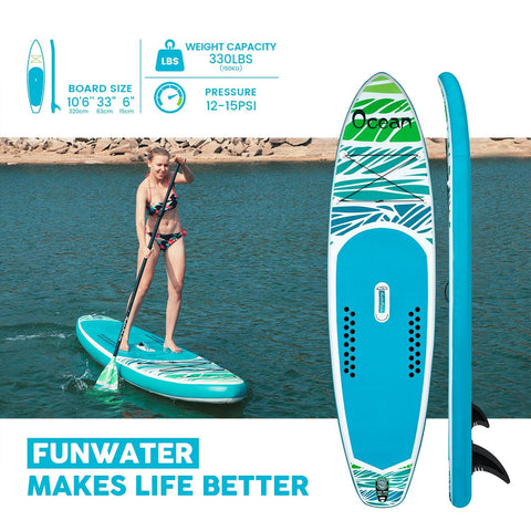 Funwater paddle board for adults size: 10'6