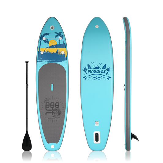 best paddle boards for beginners features a Hawii design and comes with single-blade paddle