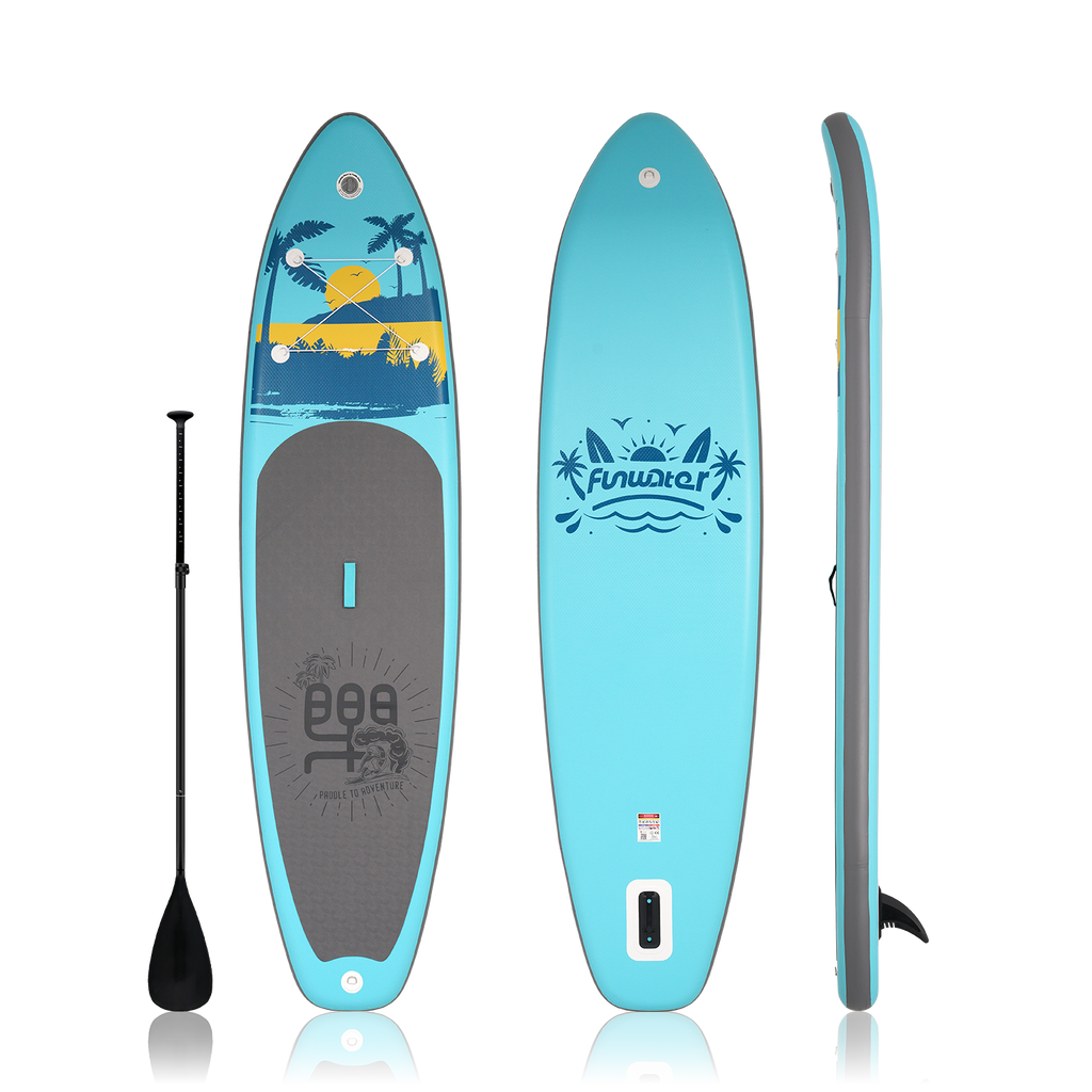 best paddle boards for beginners features a Hawii design and comes with single-blade paddle