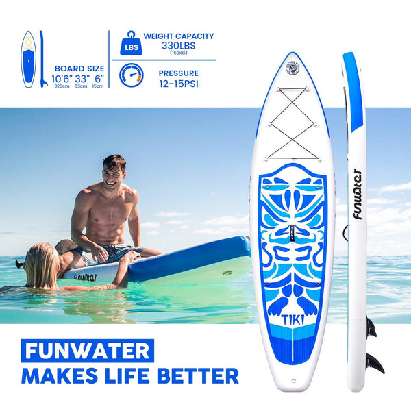 Funwater Paddle board from Canada Size: 10'6