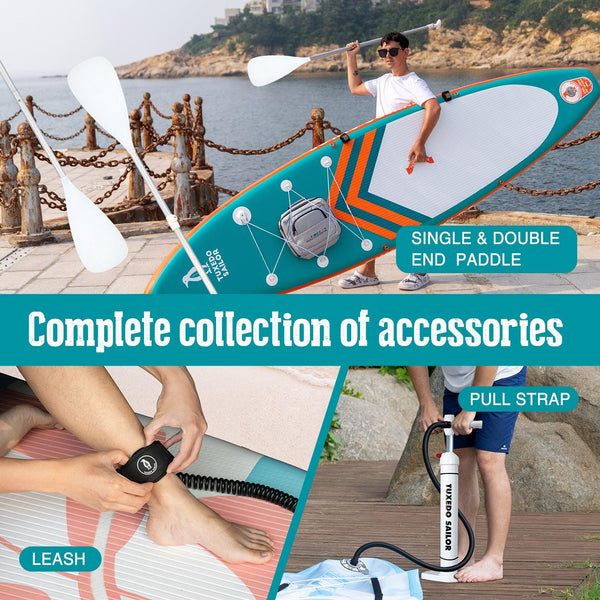 Funwater paddle board accessories collection comes with paddle and pump