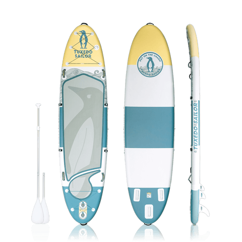 Quest best inflatable sup boards for adults come with double-blade paddle