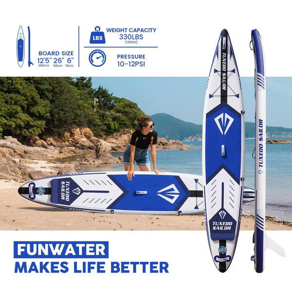 LightWeight Inflatable Paddle Board with easy storage