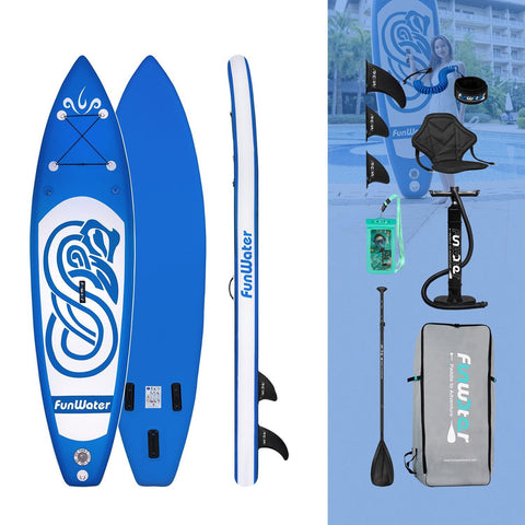 Deep blue Rainbow Snake Paddle Boarding Accessories