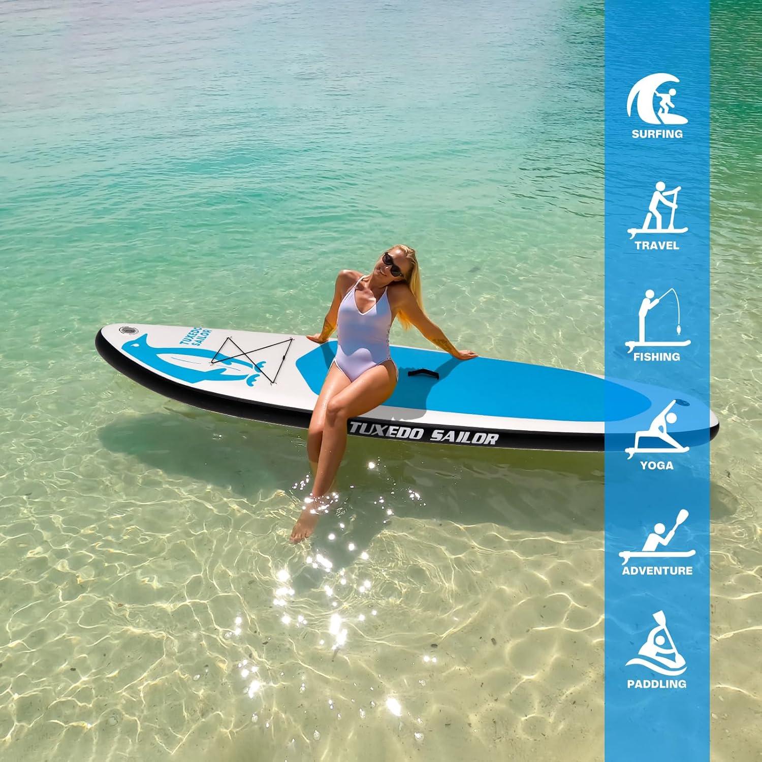 Funwater paddle board for adults suitable for SURFING | TOURING | YOGA | FISHING