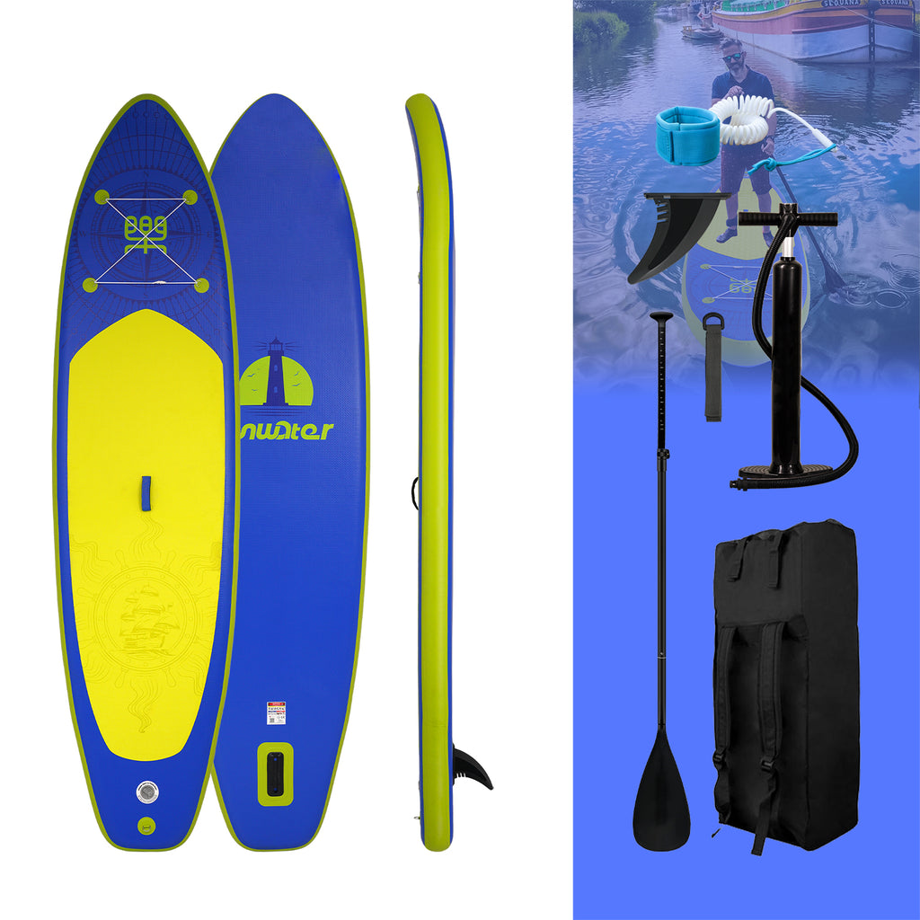 inflatable paddle board accessories in canada comes with fins, pump, paddle