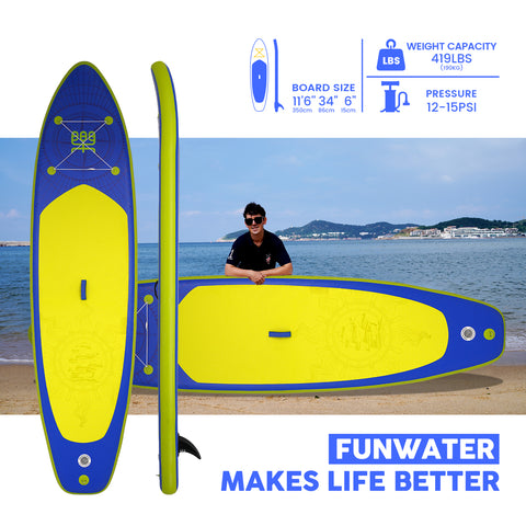 Funwater Paddle board for adults Size: 11'6