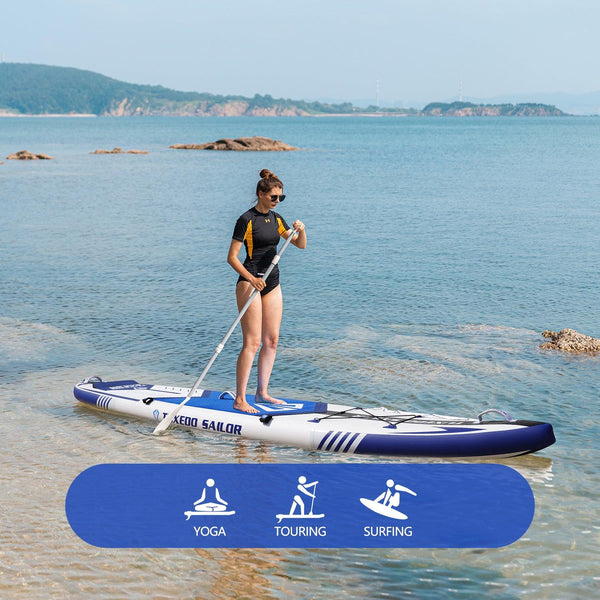 Funwater paddle board for racing suitable for yoga, touring, surfing