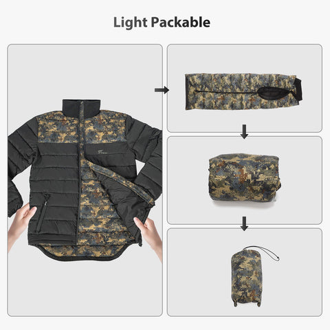 Men's Hunting JacketWinter Coat Windproof Zipper Jacket