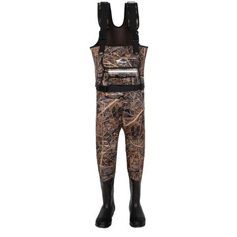 Hunting& Fishing Neoprene Chest Waders for Men & Women with Boots