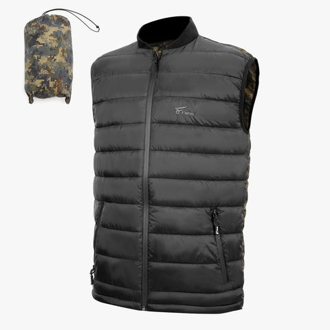 Men’s Camo Softshell Vest for Outdoor Hunting Fishing