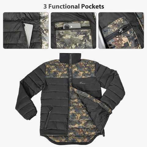 Men's Hunting JacketWinter Coat Windproof Zipper Jacket