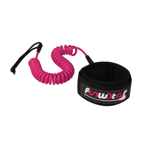 funwater stand up paddle board leash outdoor accessory pink durable