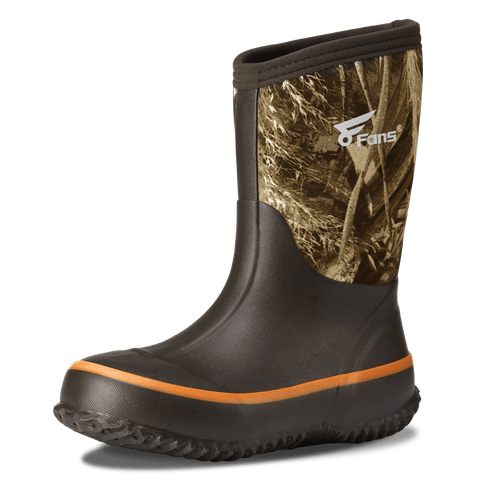 Max-5 Camo Waterproof Rain boots for Kids - FUNWATER SUP CA