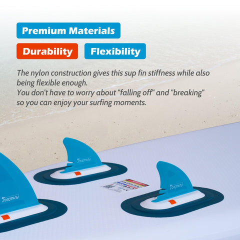 Stand up paddle board fin makes in nylon construction and easy installed SUP accessories in Canada