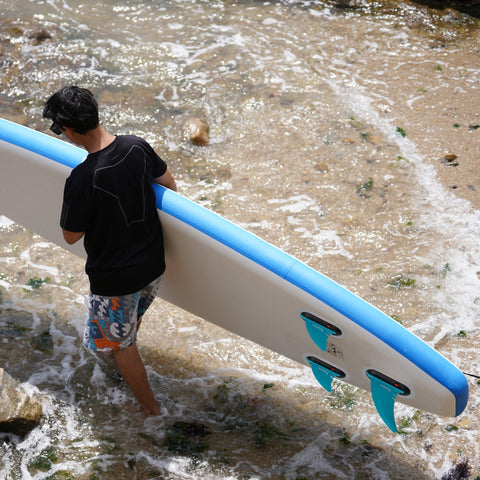 Removable fin for paddle board is easy to operate and storage