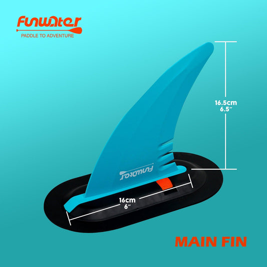 Main fin for your stand up paddle board is 7"