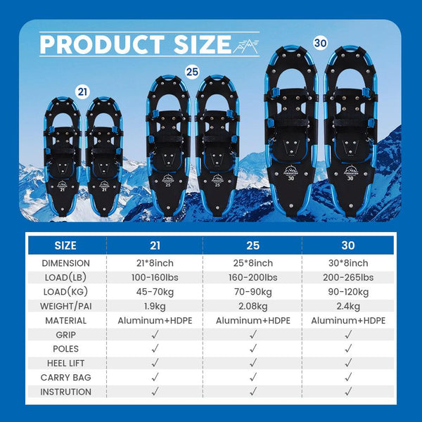 SnowShoes for Men - FUNWATER SUP CA