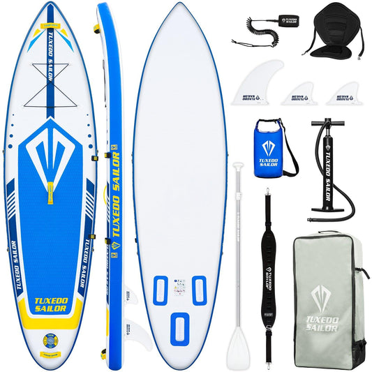 best inflatable stand up paddle board accessories for adults comes with fins, pump, and paddle