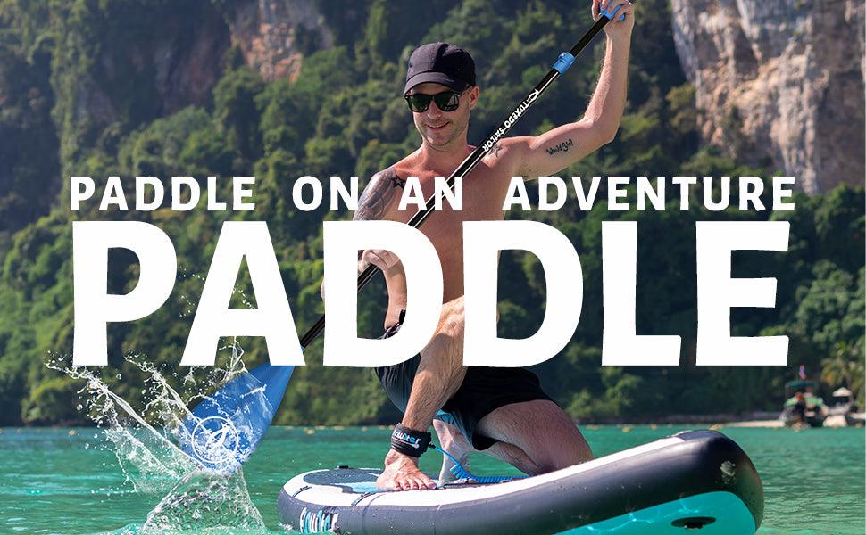 Tuxedo Sailor SUP accessories include full carbon paddle for SUP board