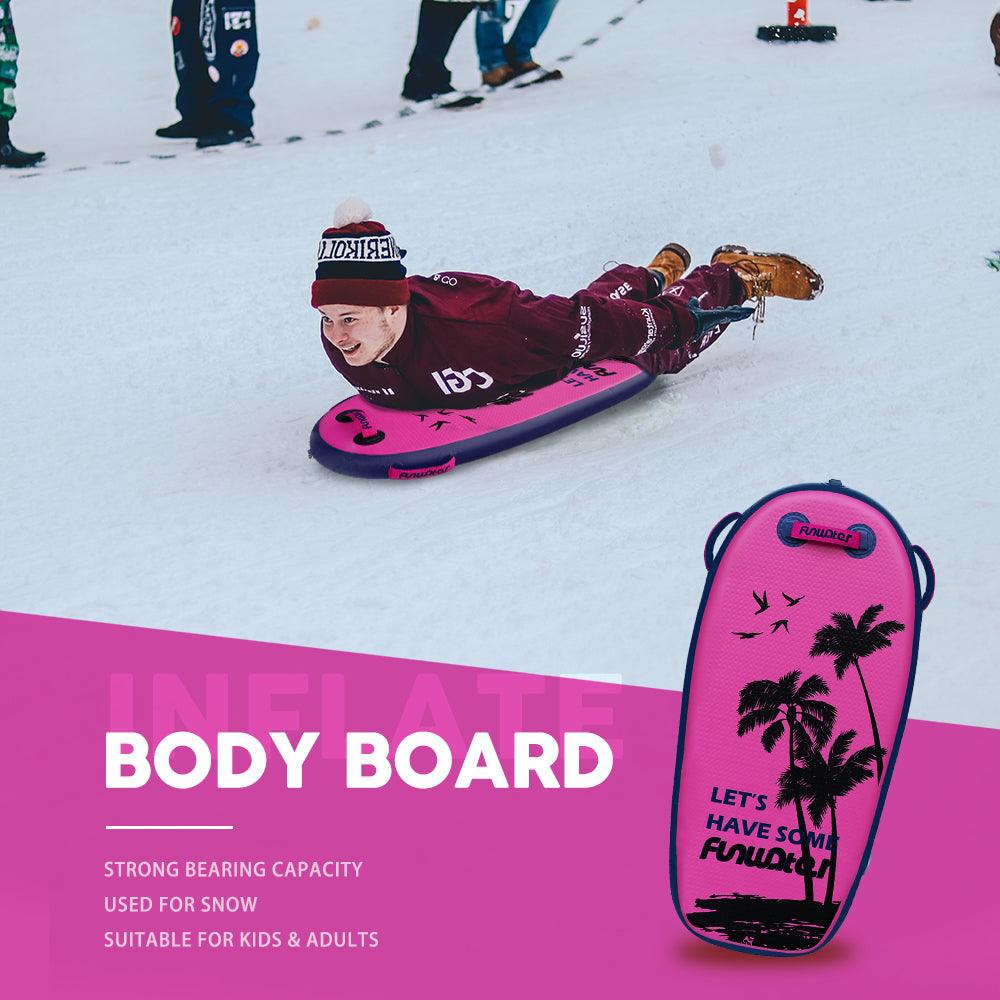 Bodyboard Tropical Pink - FUNWATER SUP CA